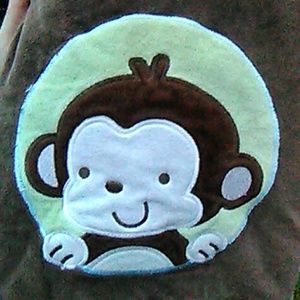 Very Cute and Soft Monkey Baby Blanket